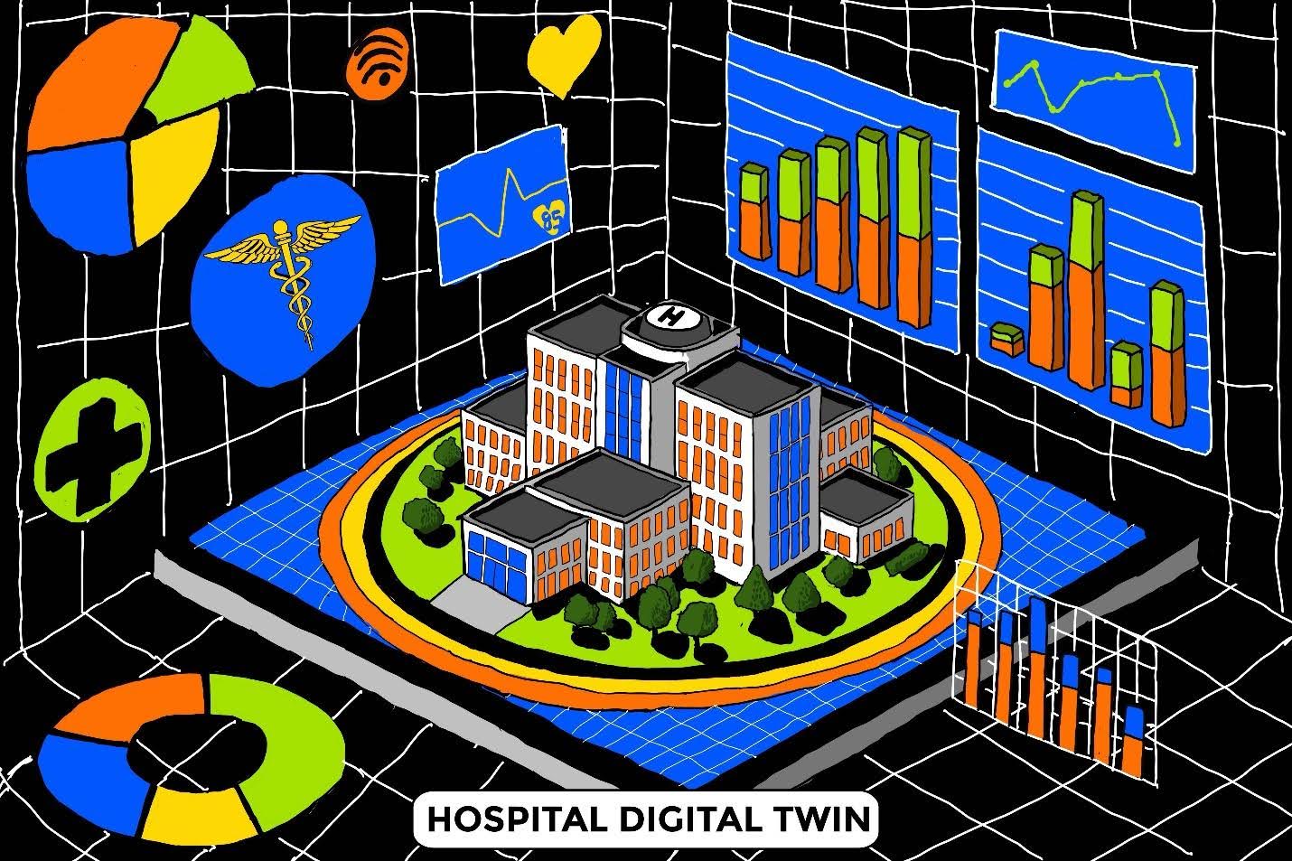 Transform Your Hospital with a Digital Twin by Tranzformiq!